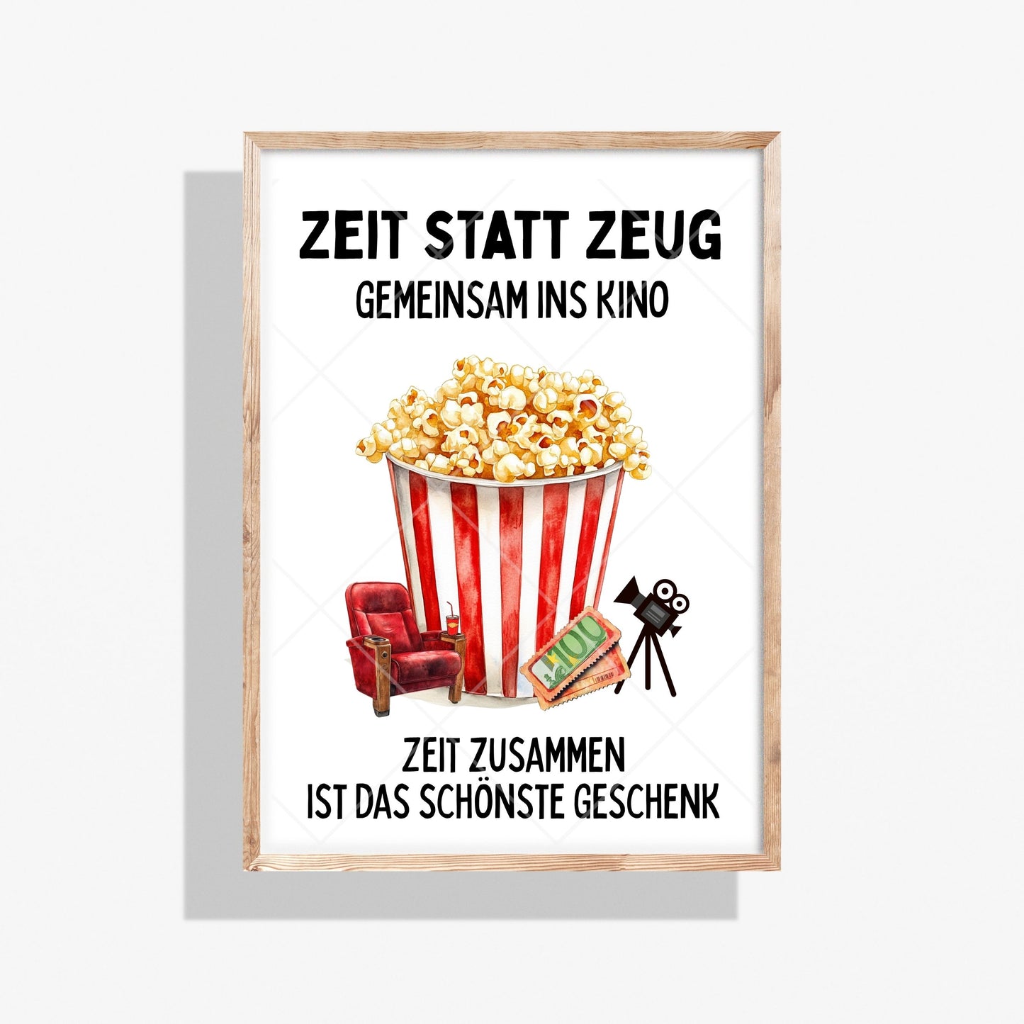 Spa, Theater & Kino Zeit statt Zeug Geldgeschenk | Sparset 3x A4 PDF Sofort-Download